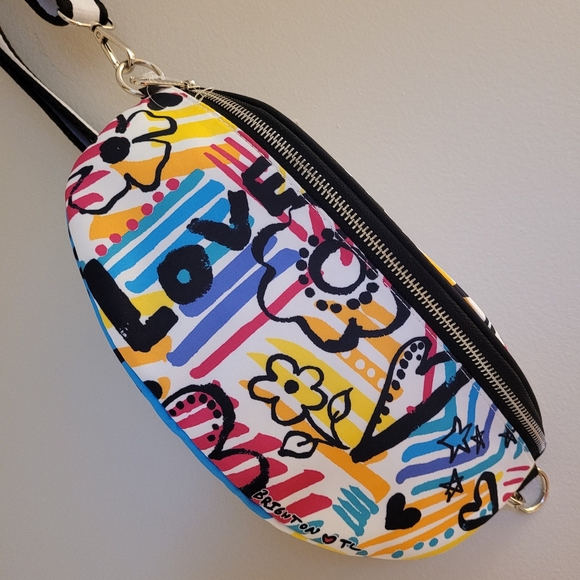 BRIGHTON Graffiti Love Crossbody Belt Bag - Picture 1 of 16